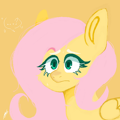 Fluttershy icon illustration