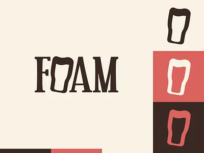 Peachtober day 12: Foam beer design flat flat design foam glass glassware illustration illustrator logo o peachtober vector