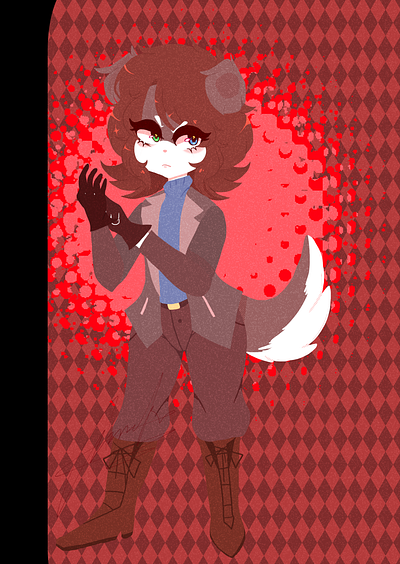 Jamie Porter character design illustration original character