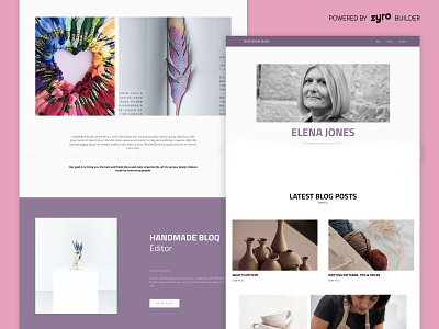 Blog Website Design blog blog design blog post blogger blogging branding business design homepage landing page minimal ui ux web web design webdesign website website builder website design zyro