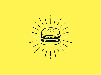 Burger Sketch for Whole Foods Market branding design drawing graphic graphic design icon illustration logo