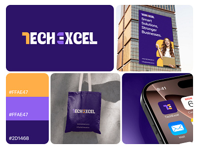 Branding Design for Corporate Company I TechExcel branding graphic design logo ui