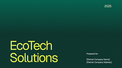 EcoTech: Pitch Desk Design innovation
