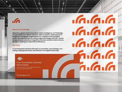 Think Edge Visual Identity brand design brand kit branding custom logo design graphic design logo logo design logo mark professional logo visual identity