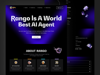 AI Agent Website Design ai ai agent ai agent for defi landing page ai website design artificial intelligence blockchain ai crypto ai website defi landing page machine learning webdesign website design