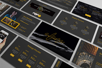 Alana – Jewelry Presentation Template business presentation clean jewelry lookbook minimal pitchdeck powerpoint template presentation simple slides