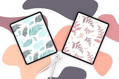 Palm color design illustration pattern pattern design print vector