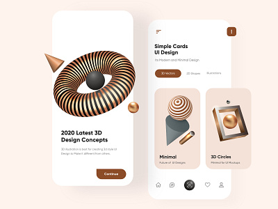 3D Mobile App-UX/UI Design app interface minimal mobile mobile app mobile apps mobile ui mobileapp mobileappdesign ui ui design uiux uiuxdesign ux