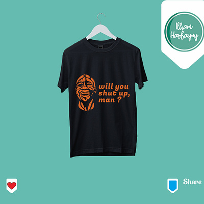 Will you shut up, man ? (t-shirt Design) design design art designer illustration logo logo design logodesign logos logotype shirt shirtdesign shirts t shirt t shirt design t shirt illustration t shirts typogaphy typography