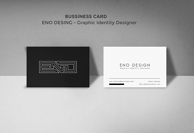 Eno Design - Visit Card branding branding design design logo minimal modern professional vector visit card