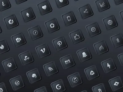 Neumorphic iOS14 icons mobile