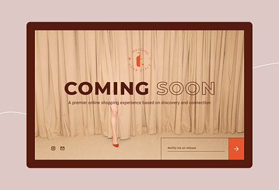 Coming soon Trove proposal branding coming soon page design fashion brand ui web design website