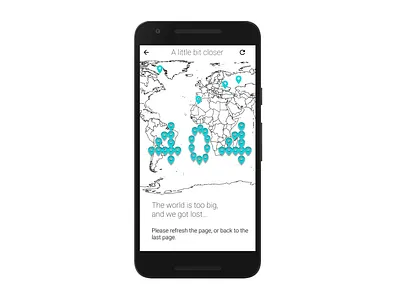 Day 8 404 Page #DailyUI 404 error page 404page app dailyui dailyuichallenge design friends travel app ui ux