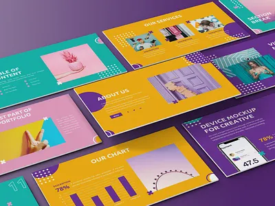 Fancy – Colorful Presentation Template business presentation colorful creative illustration keynote template lookbook pitchdeck powerpoint template presentation proposal simple slides
