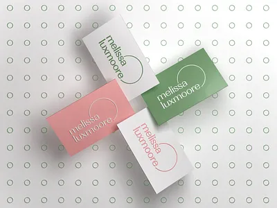 Melissa - Cards Color 3d art brand identity branding cards cinema 4d circles clean design flat graphic design logo logo design minimal octane pastels render typography visualization