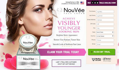 Nouvee Face Cream | Face Cream | Special Offer! app branding flat icon illustration minimal typography ux vector web