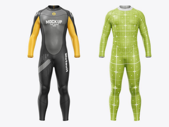 Men’s Full Wetsuit mockup by Roverto Hartasanchez on Dribbble