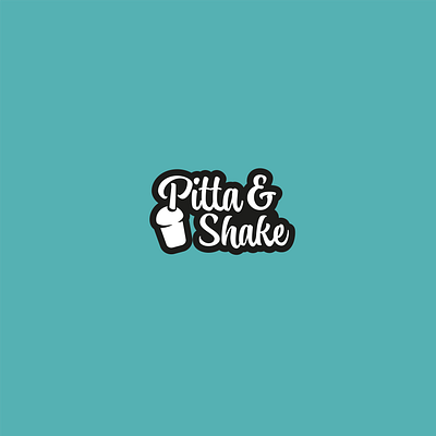 Pitta & Shake branding design freelance design freelance logo designer graphic design logo logo design logo designer monogram typography