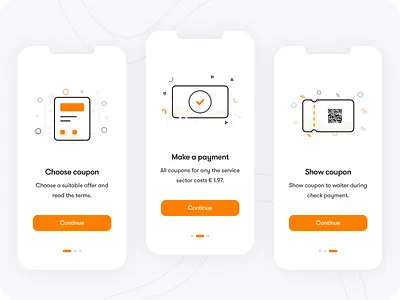 App onboarding amazing awesome branding colors design icons illustration typography ui ux