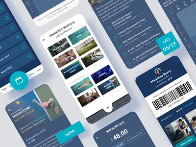 Bay Club RWD app app design booking app booking system club design fitness gym membership reservation reservations ui ux web website