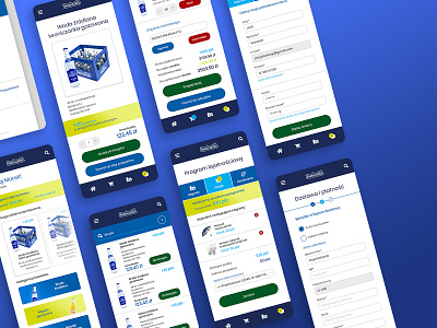 Iwoniczanka App app b2b b2c business solution commerce design mineral water ui ux water