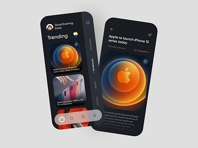 News App app app design app ui app ui ux apple appui iphone mobile app mobile app design mobile ui news newsapp trending trending ui ui ui ux uidesign uiux ux uxui