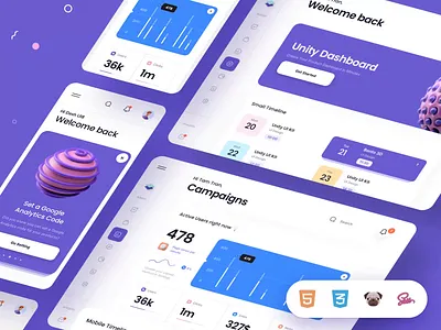 Unity Coded Templates II after effects animation motion motion design ui8