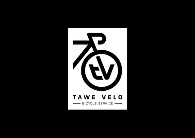 Tawe Velo logo badge bicycle bicycling bike brand cycle cycle service design draw drawing graphic design icon identity illustrate illustration local business logo