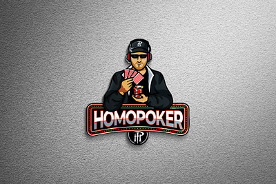 Homo poker logo beauty customlogo design logo logo design mascotlogo poker card poker online pokerlogo vector