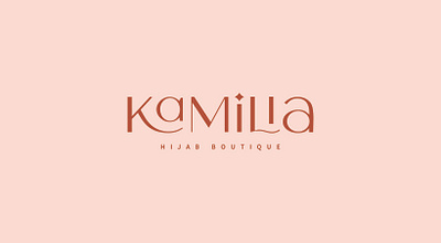 Kamilia typelogo boutique boutique logo brand identity branding branding and identity branding design cairo egypt hijab hijabi illustraion illustrator indonesia kareemgouda kareemgoudastudio logo logodesign