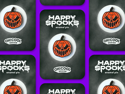 "Happy Spooks" Pumpkin Enamel Pin 30s 30s cartoons cartoon cartoons character character design enamel pin enamelpin halloween halloween design happy spooks illustraion old cartoon orange pin pins pumpkin spooks spooktober spooky