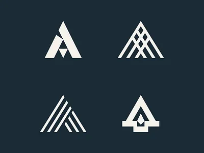 A Icons (Unused Marks) abstract logo freelance designer icon lettermark lettermarklogo logo logo design monogram monogram logo professional logo simple logo