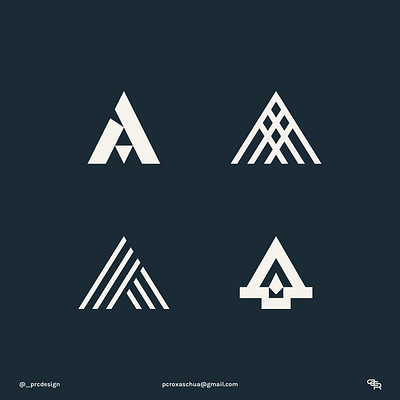 A Icons (Unused Marks) abstract logo freelance designer icon lettermark lettermarklogo logo logo design monogram monogram logo professional logo simple logo