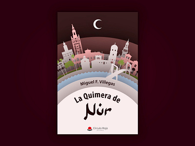 La Quimera de Nur book cover editorial design sevilla