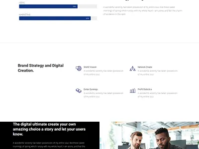 business Landing page