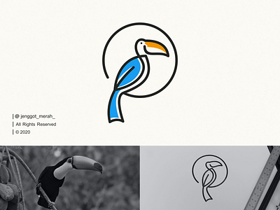 toucan logo design art awesome bird brand brand design brand identity brandidentity branding branding design design elegant identity inspiration inspirations line line art lines logo taucan toucan