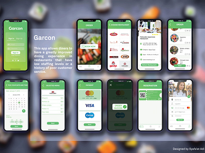 Garcon App Creation app design ui ux