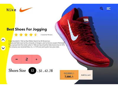 Shoes MART design ui web