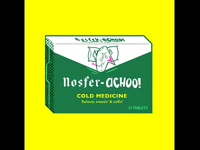 Nosfer-ACHOO! dracula drawlloween halloween illustraion nosferatu procreate