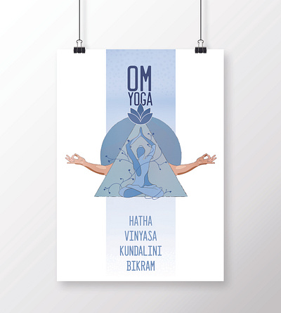 OM YOGA branding design graphic design illustration illustrator