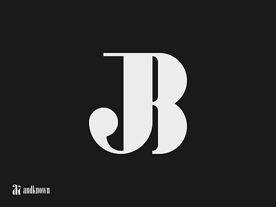 JB flat inkscape logo monogram vector