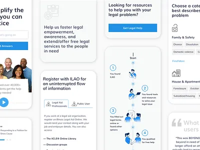 Illinois Legal Aid Online legal product design