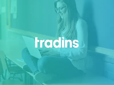 Tradins - Brand Communication brand identity design agency illustration logo logo presentation logodesign merch design minimalist logo typography ui ux visual design
