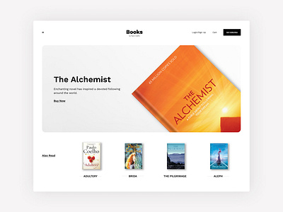 Paulo Coelho Books Collection Landing Page uiux userinterface ux ux ui ux design uxdesign uxui web web design webdesign website website builder website concept website design website design company website designer website designing website development website template