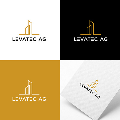 real state branding design logo minimal vector