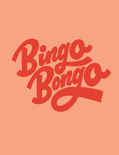 Bingo Bongo Lettering handlettering lettering procreate script typography