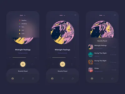 Lo-fi Radio app application chill lo fi mobile music music app music player radio record player