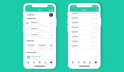 Sales Task Screen andriod app appdesign design icon ios logo typography ui ux