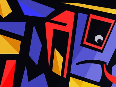 October Abstract Illustration abstract abstract art abstract design abstraction art artwork colorful design flat illustration illustrator vector