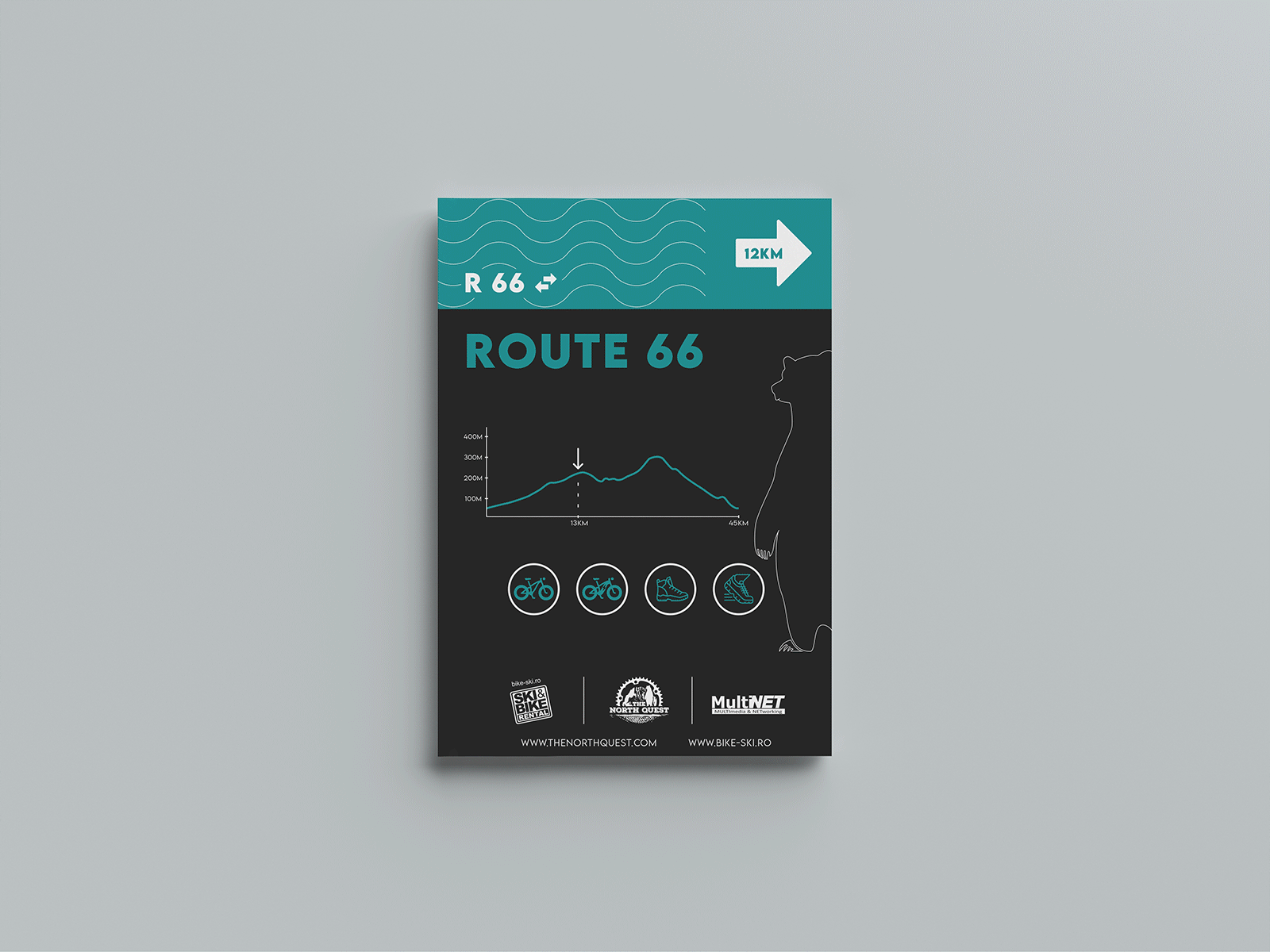 Signage Design design hiking illustration mountain bike signage design trail trail running